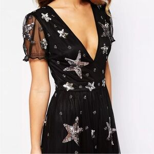 ASOS sequin star gown